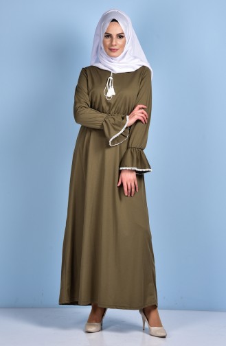 Robe Taille Plissée 1460-03 Khaki 1460-03