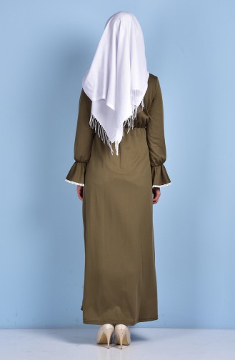 Robe Taille Plissée 1460-03 Khaki 1460-03