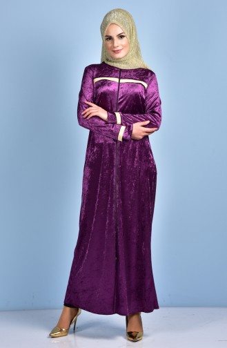 Purple Abaya 3095-02