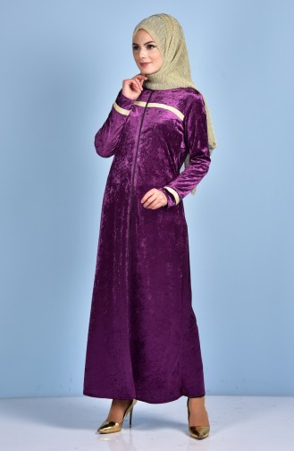 Purple Abaya 3095-02
