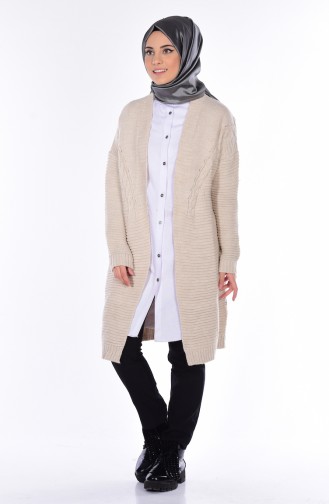 Bat Sleeve Knitwear Cardigan 5656-07 Cream 5656-07