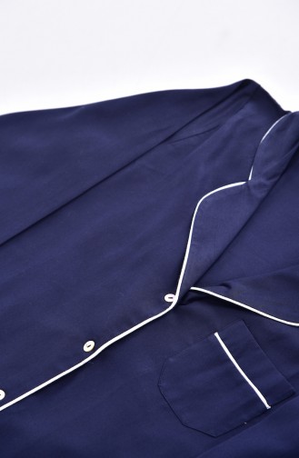 Ensemble Pyjama Coton 2001-01 Bleu Marine 2001-01