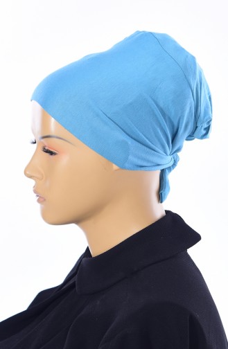 Sefamerve Bonnet Sans Couture Grande Taille 42 Bleu Glacé 42