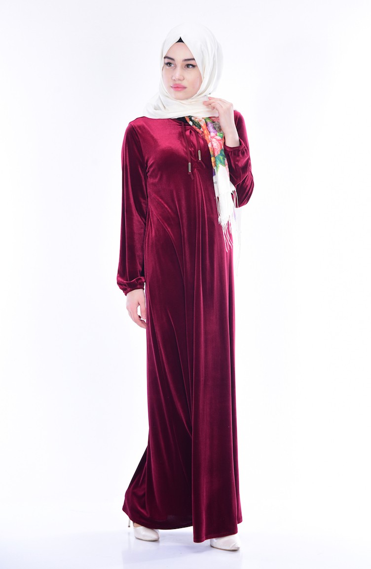 Robe Velours 1470 06 Bordeaux 1470 06 Sefamerve