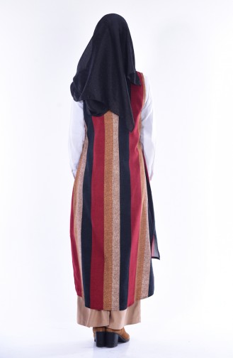 Gilet Emprime Velours 2424-01 Bordeaux 2424-01