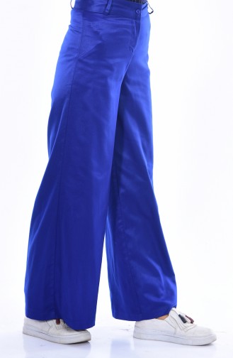 Pantalon Large Daim 3097-01 Bleu Roi 3097-01