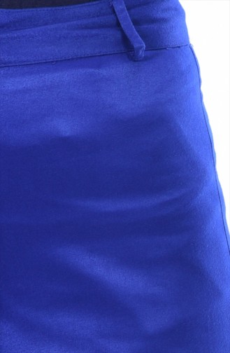 Pantalon Large Daim 3097-01 Bleu Roi 3097-01