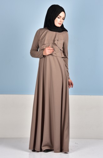 Mink Hijab Dress 0631-01