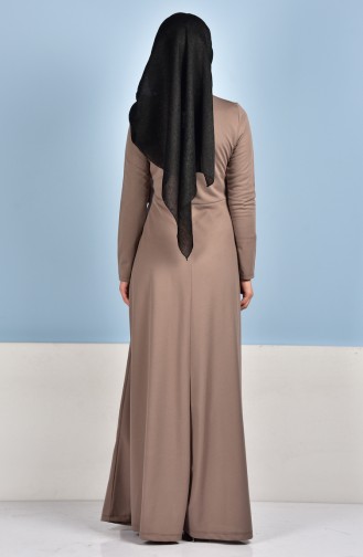 Mink Hijab Dress 0631-01