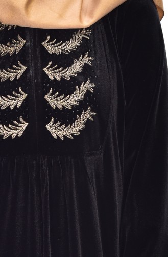 Black Hijab Dress 1479-02