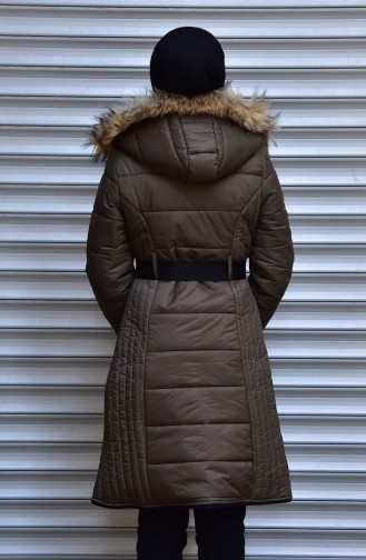 Khaki Winter Coat 1387-01
