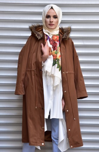 Dark Tan Coat 5027-06