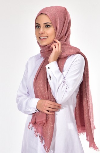Dusty Rose Shawl 15