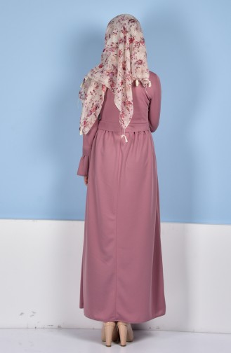 Dusty Rose Hijab Dress 6098A-05