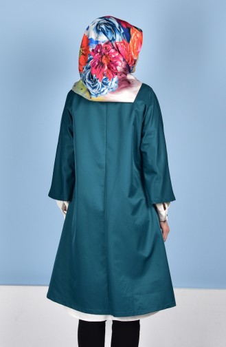 كاب بتصميم كلوش 1381-02 لون أخضر فاتح 1381-02