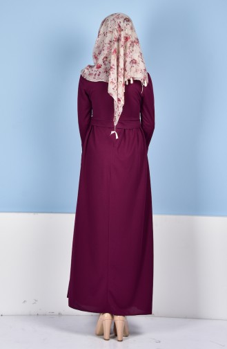 Zwetschge Hijab Kleider 6098A-04