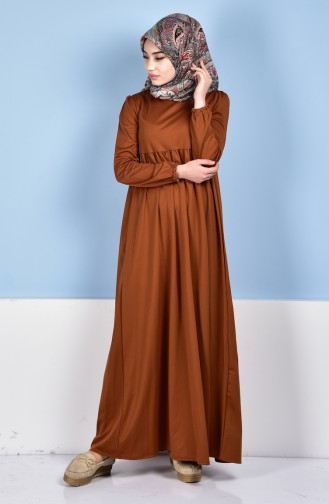 Tan Hijab Dress 72451-02