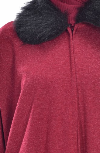 Claret red Poncho 4003-04