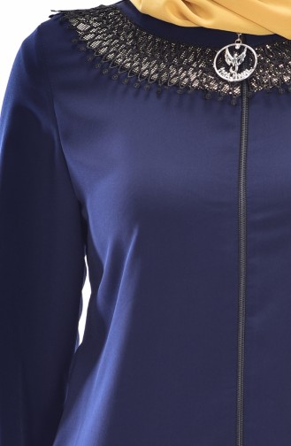 Navy Blue Abaya 99106-01