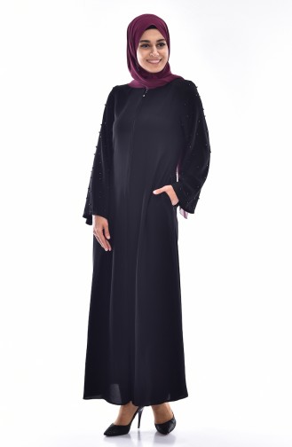 Black Abaya 7307-02