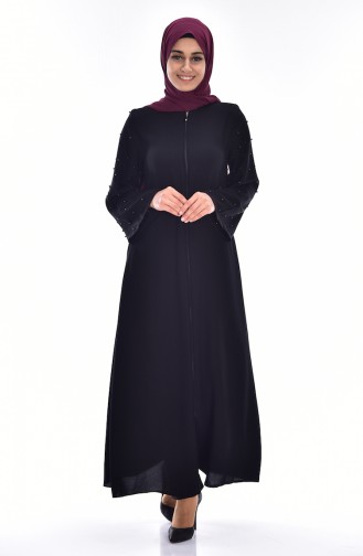 Black Abaya 7307-02