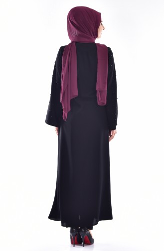 Black Abaya 7307-02
