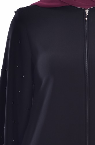 Black Abaya 7307-02