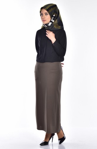 Khaki Skirt 1135-02