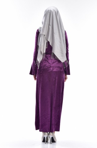 Zwetschge Hijab Kleider 3202-05