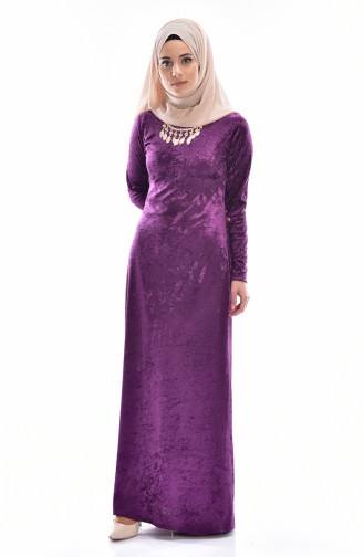 Robe Velours 3207-05 Plum 3207-05