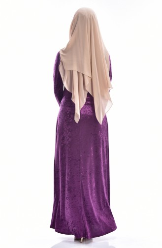 Robe Velours 3207-05 Plum 3207-05