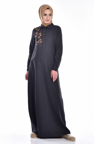 Black Hijab Dress 1472-01