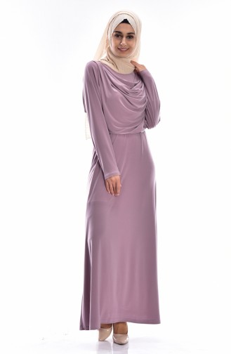 Mink Hijab Dress 0556-03