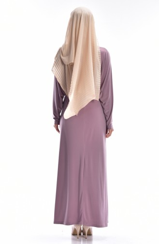 Mink Hijab Dress 0556-03