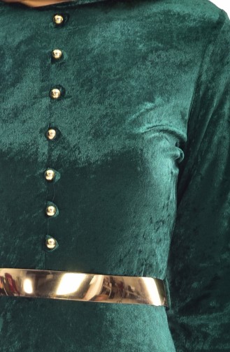 Green Hijab Dress 3183-02