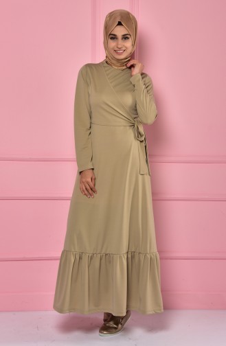 Mink Hijab Dress 4133-09