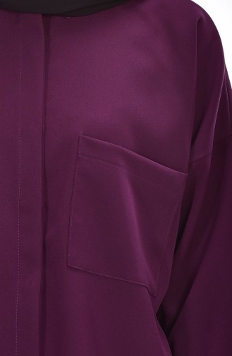 Bat Sleeve Shirt with Pockets 2001-02 Purple 2001-02