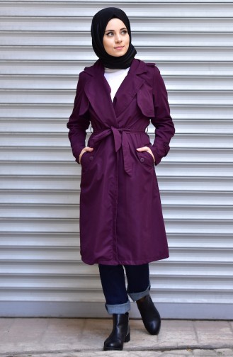 Belted Cape 6064-07 Purple 6064-07