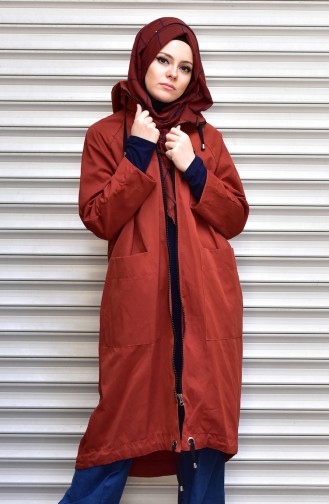 Claret Red Winter Coat 41007-07