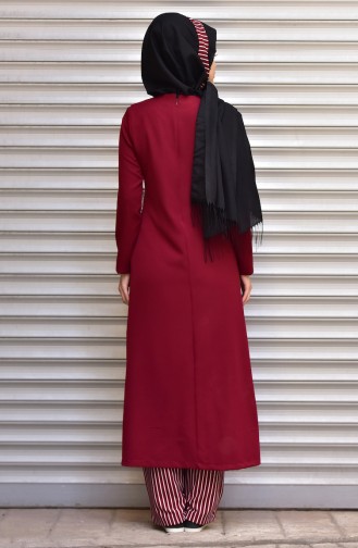 Claret Red Suit 0203-04