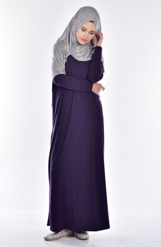 Purple İslamitische Jurk 18151-03