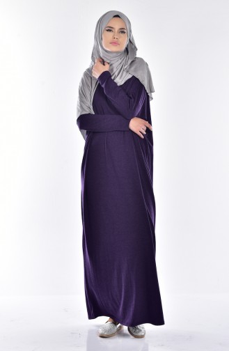 Lila Hijab Kleider 18151-03