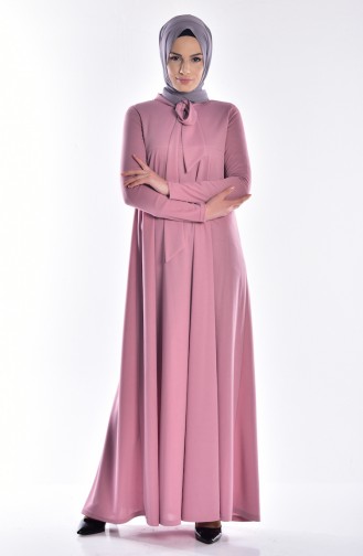 Dusty Rose Hijab Dress 2110-06