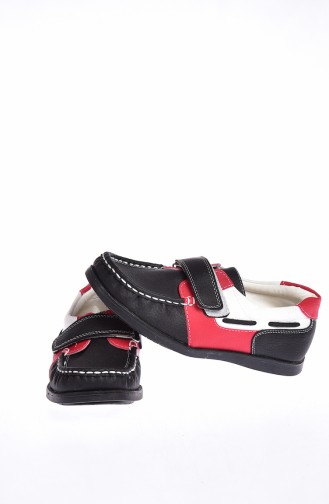 Çocuk Ayakkabı 50140-02 Siyah Kırmızı