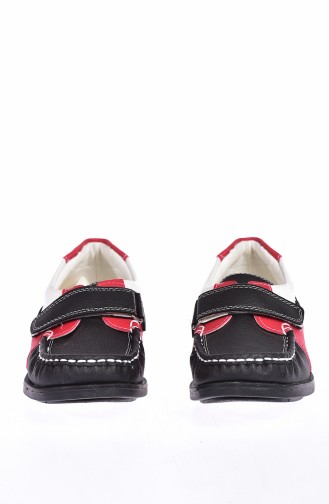 Çocuk Ayakkabı 50140-02 Siyah Kırmızı