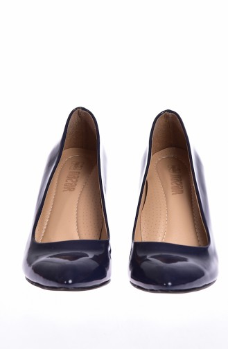 High-Heel Shoes 50143-04 Navy Blue Rugan 50143-04