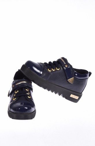Velvet Kid`s Shoes 50138-02 Navy Blue 50138-02