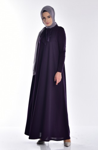 Purple Hijab Dress 2110-04