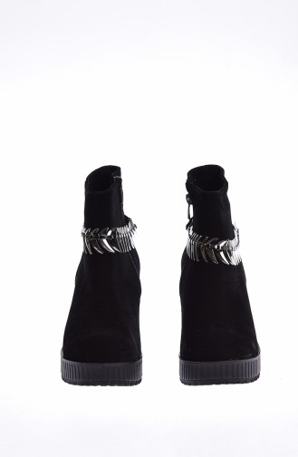 Women`s Boots 50108-01 Black Suede 50108-01