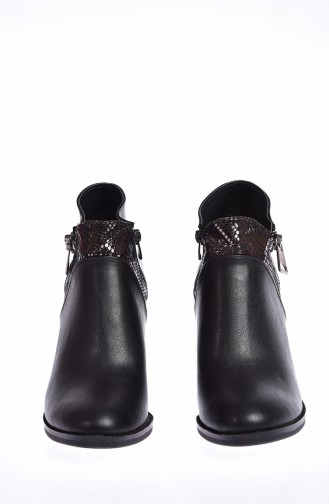 Women`s High-Heel Boots 50122-02 Black 50122-02